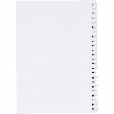 Logotrade Werbeartikel das Foto: Desk-Mate® A4 Notizbuch mit Kunststoff Cover und Spiralbindung