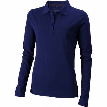 Logotrade Geschäftsgeschenke das Foto: Oakville Langarm Poloshirt für Damen