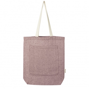 Logotrade Werbegeschenke das Foto: Pheebs 150 g/m² recycelte Tragetasche mit Frontfach 9L
