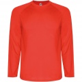 Montecarlo Langarm-Sport-Shirt für Kinder, Rot