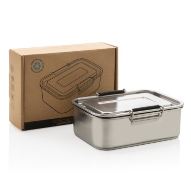 Logotrade Werbegeschenke das Foto: Auslaufsichere Lunchbox aus RCS recyceltem Stainless Steel