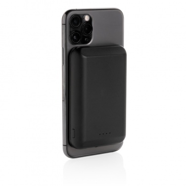 Logotrade Logogeschenke das Foto: Magnetische 5.000 mAh Wireless Powerbank