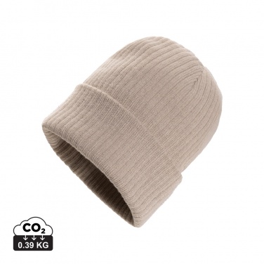 Logotrade Werbeartikel das Foto: Pryor AWARE™ Polylana® Beanie mit Bündchen