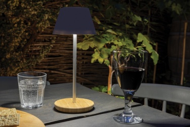Logotrade Werbegeschenke das Foto: Pure Glow USB-Tischleuchte aus RCS recyceltem Kunststoff