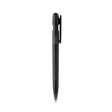 Logotrade Werbegeschenke das Foto: Devin transparenter Stift aus GRS zertifiziertem rABS