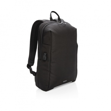 Logotrade Werbeartikel das Foto: Swiss Peak AWARE™ RFID und USB A-Laptop-Rucksack