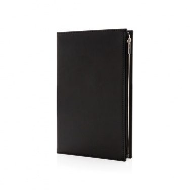 Logotrade Werbeartikel das Foto: Swiss Peak A5 Notizbuch mit Zipper-Tasche