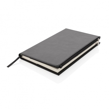 Logotrade Logogeschenke das Foto: Swiss Peak A5 Notizbuch mit Zipper-Tasche