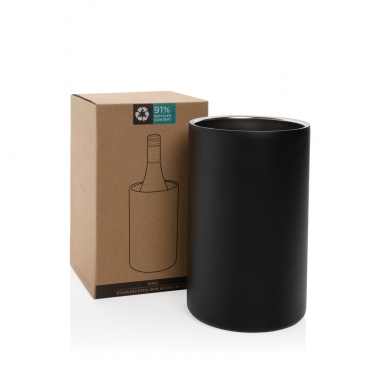 Logotrade Werbegeschenke das Foto: Vino Weinkühler aus RCS-zertifiziert recyc. Stainless-Steel