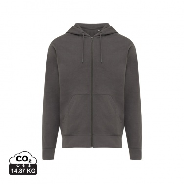 Logotrade Logogeschenke das Foto: Iqoniq Abisko Zip-Kapuzenpullover aus recycelter Baumwolle