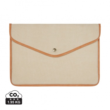 Logotrade Logogeschenke das Foto: VINGA Bosler 16" Laptop-Tasche aus GRS recyceltem Canvas