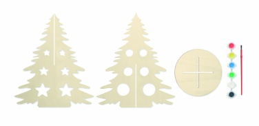 Logotrade Geschäftsgeschenke das Foto: DIY Weihnachtsbaum aus Holz