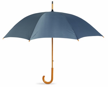 Logotrade Werbeartikel das Foto: Regenschirm mit Holzgriff