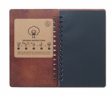Logotrade Geschäftsgeschenke das Foto: DIN A5 Notizbuch GROWBOOK™
