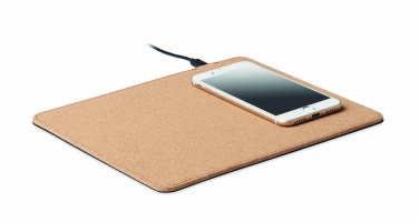 Logotrade werbemittel das Foto: Mousepad mit Ladestation 15W