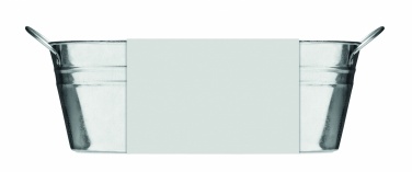 Logotrade Geschäftsgeschenke das Foto: Zink-Pflanzkübel