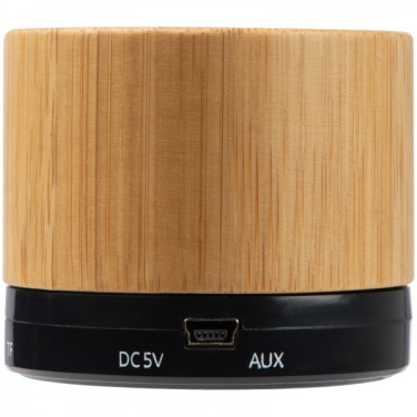 Logotrade Geschäftsgeschenke das Foto: Bambus Bluetooth-Lautsprecher FLEEDWOOD