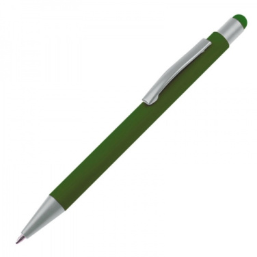 Logotrade Werbeartikel das Foto: Metall Kugelschreiber Touchpen Soft Touch SALT LAKE CITY