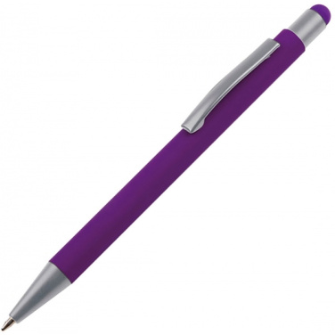 Logotrade Logogeschenke das Foto: Metall Kugelschreiber Touchpen Soft Touch SALT LAKE CITY