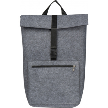 Logotrade Werbeartikel das Foto: RPET Filz Rucksack BIRMINGHAM