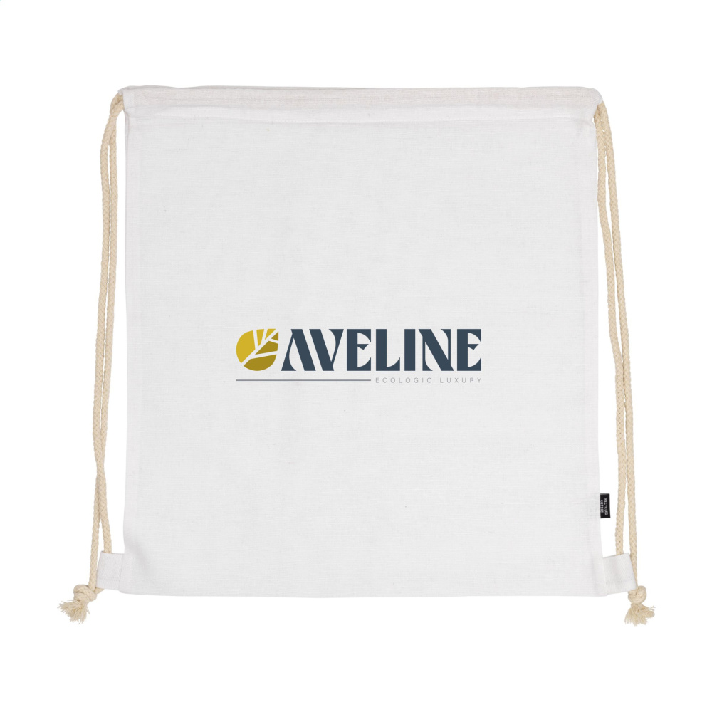 Logotrade Werbegeschenke das Foto: PromoColour GRS Rucksack aus recycelter Baumwolle (150 g/m²)