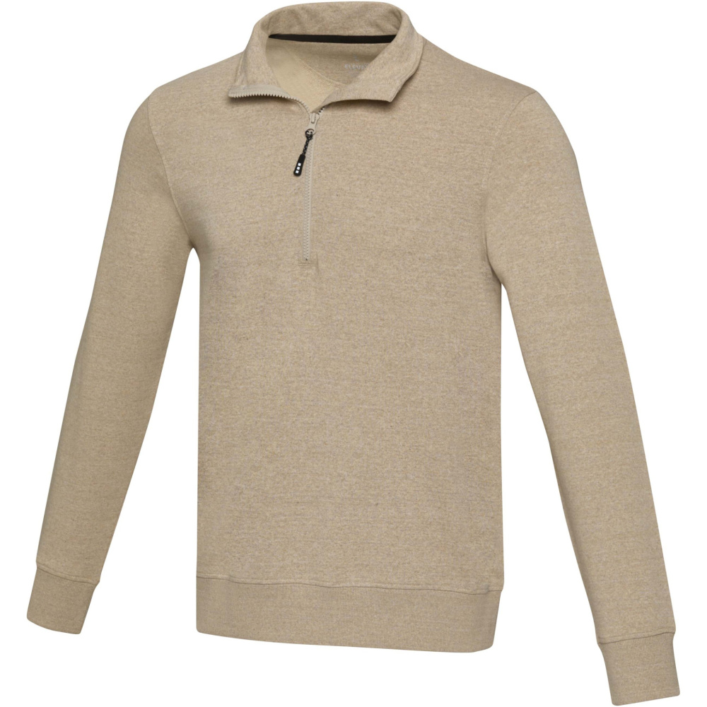 Logotrade Logogeschenke das Foto: Tin Aware™ Pullover mit Half-Zip Reißverschluss aus recyceltem Material Unisex