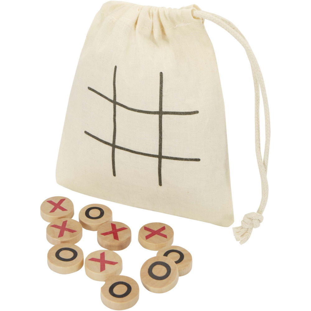 Logotrade werbemittel das Foto: Whorl Tic-Tac-Toe Spiel aus Holz