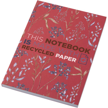 Logotrade Firmengeschenke das Foto: Novella Austen A5 Softcover Notizbuch aus Recyclingmaterial – 100 Blatt
