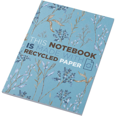 Logotrade Firmengeschenke das Foto: Novella Austen A5 Softcover Notizbuch aus Recyclingmaterial – 50 Blatt
