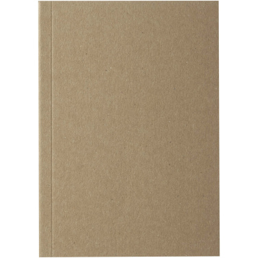 Logotrade Werbegeschenke das Foto: Novella Austen A6 Softcover Notizbuch aus recyceltem Kraftpapier – 50 Blatt