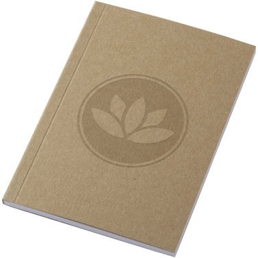 Logotrade werbemittel das Foto: Novella Austen A6 Softcover Notizbuch aus recyceltem Kraftpapier – 50 Blatt