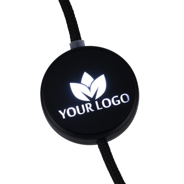 Logotrade Werbeartikel das Foto: Kabel 4in1 mit beleuchtetem Logo - LH-ZM02