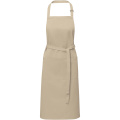 Andrea 240 g/m² Schürze mit verstellbarem Nackenband, Haferflocken