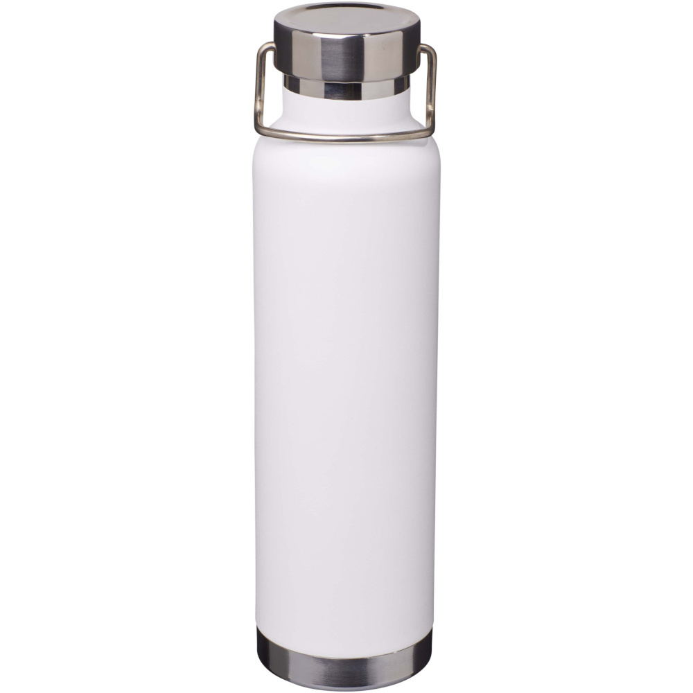 Logotrade Werbeartikel das Foto: Thor 650 ml RCS-zertifizierte Kupfer-Vakuum Isolierflasche aus recyceltem Edelstahl