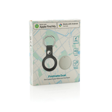 Logotrade Firmengeschenke das Foto: Findmate Dual IPX5 Artikel-Finder aus RCS recyceltem ABS