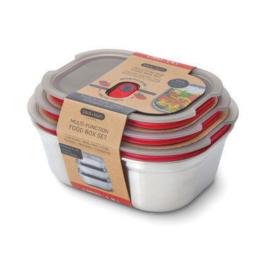 Logotrade Geschäftsgeschenke das Foto: Black+Blum 3-tlg. Mealprep Box Set - klein, medium, groß