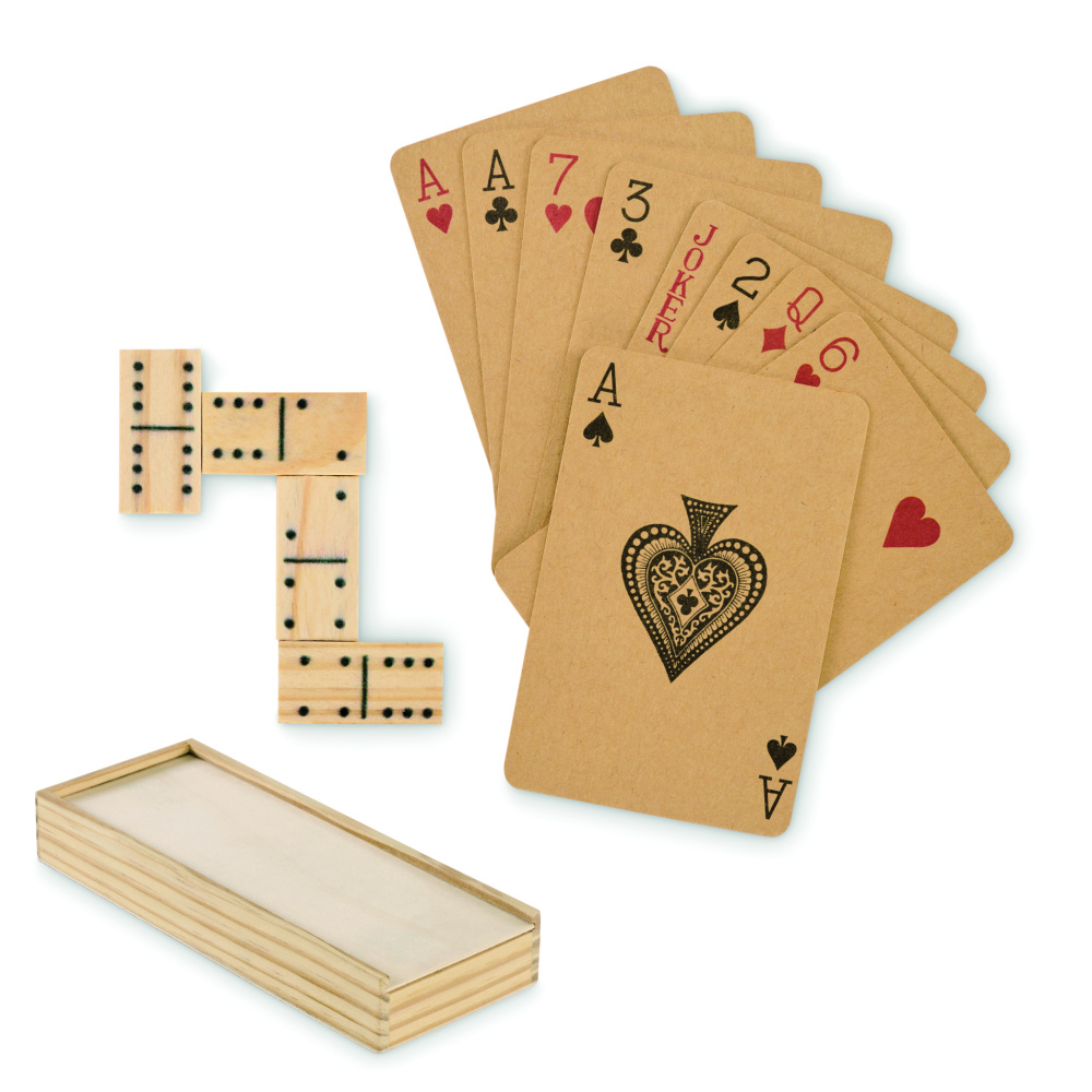 Logotrade Werbeartikel das Foto: Domino- und Spielkarten-Set