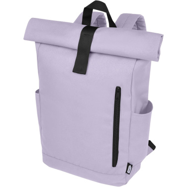 Logotrade Firmengeschenke das Foto: Byron 15,6" GRS RPET Roll-Top Rucksack 18 L