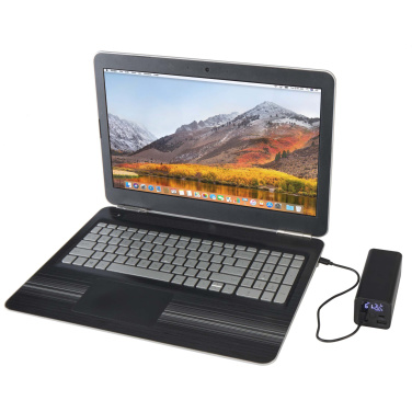 Logotrade werbemittel das Foto: Acamar 70 W 20.000 mAh Laptop Powerbank aus recyceltem Aluminium