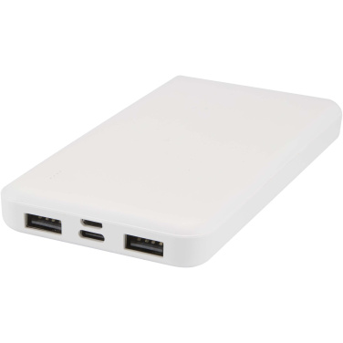 Logotrade Werbegeschenke das Foto: Intan 10 W 10.000 mAh Powerbank aus recyceltem Kunststoff