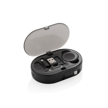 Logotrade Logogeschenke das Foto: Chargevix Multifunktionales 60W-Lade-Set aus RCS rPlastic