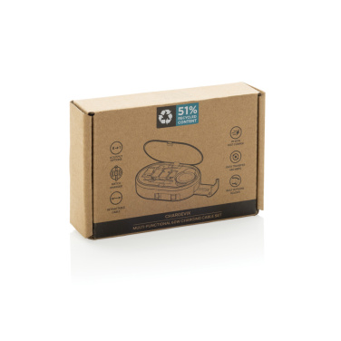 Logotrade Firmengeschenke das Foto: Chargevix Multifunktionales 60W-Lade-Set aus RCS rPlastic