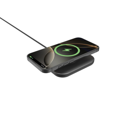 Logotrade Firmengeschenke das Foto: Quantum Ultra-Fast 25W magnetisches Wireless-Charging-Pad