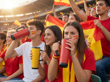 Logotrade Logogeschenke das Foto: Howler Cup w handle 700ml