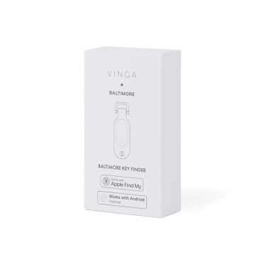 Logotrade Werbeartikel das Foto: VINGA Baltimore RCS Schlüsselhalter mit Dual-Finder