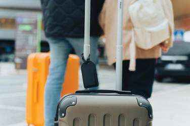 Logotrade Geschäftsgeschenke das Foto: Globefind Dual RCS Gepäckanhänger mit weltweiter Ortung