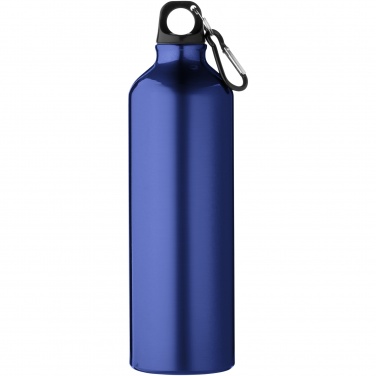 Logo trade corporate gift photo of: Oregon 770 ml aluminium water bottle with carabiner