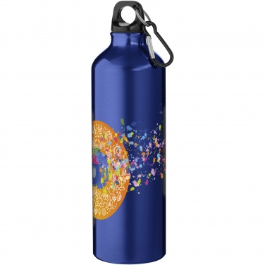 Logo trade advertising products image of: Oregon 770 ml aluminium water bottle with carabiner