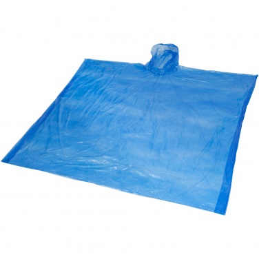 Logotrade promotional product picture of: Ziva disposable rain poncho with storage pouch