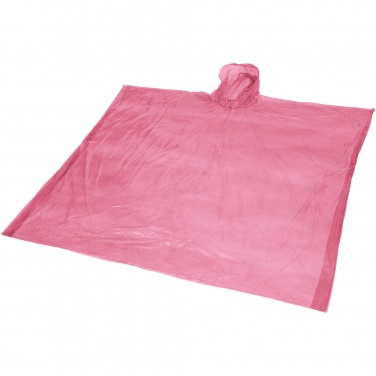 Logo trade promotional giveaways picture of: Ziva disposable rain poncho with storage pouch